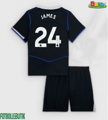 Chelsea Reece James #24 Tredjeställ Barn 2025-26 Kortärmad (+ Korta byxor)